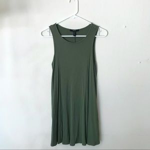 Olive Green Casual Dress